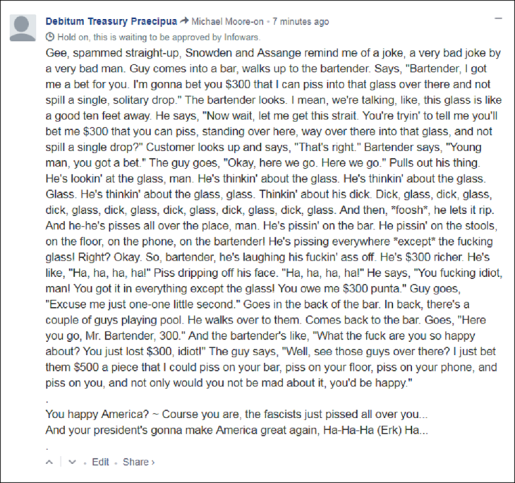 0005000 Trumpf's so funny ~ Fascists just pissed all over you