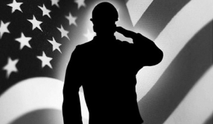 Soldier black and white