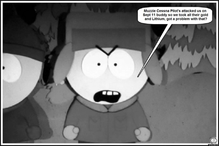 South Park Cessna Pilot's black and white BETTER