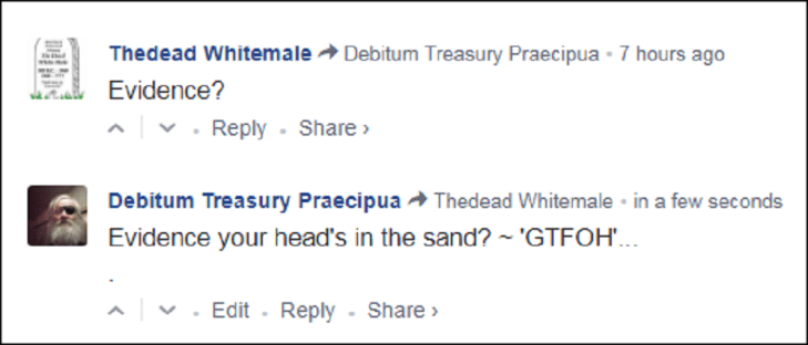 0004040 ~ Evidence you're head's in the sand