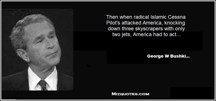 Bush head George W Bushki Mizquotes