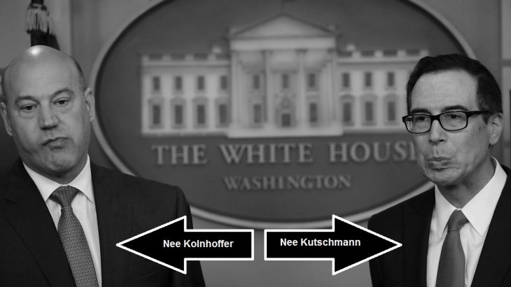 Mnuchinn Kolnhoffer and Cohn Kutschmann black and white