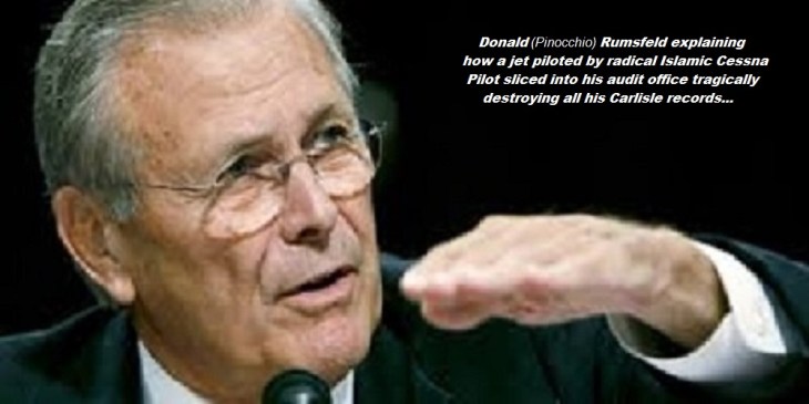 Pinocchio Rumsfeld