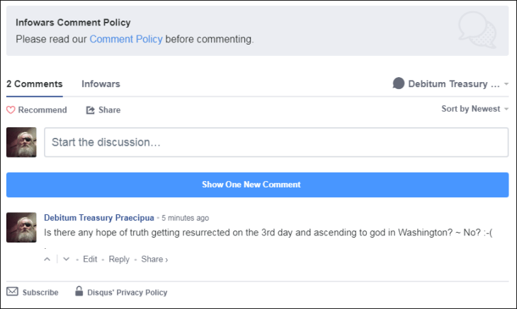0002000 Alternative truth resurrected