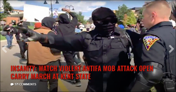 Faked Antifa Graphic